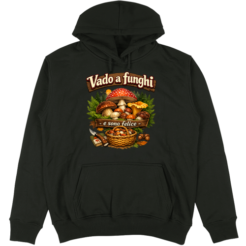 Felpa Unisex con Cappuccio