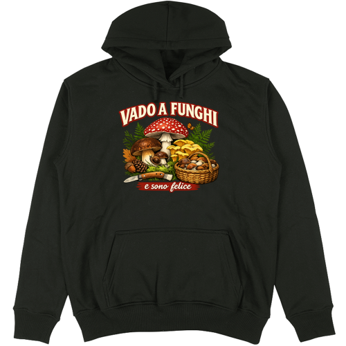 Felpa Unisex con Cappuccio