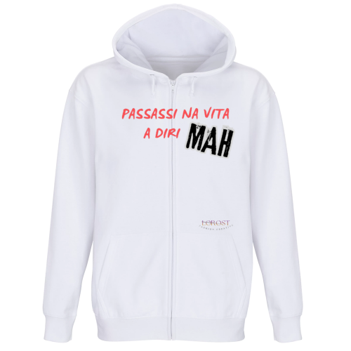 Felpa Premium Cappuccio Zip