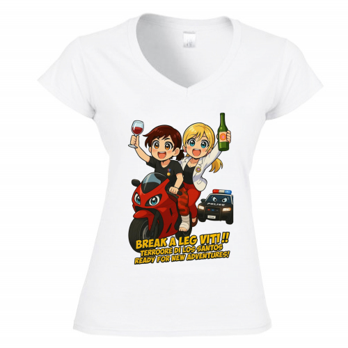 T-Shirt Donna Scollo V