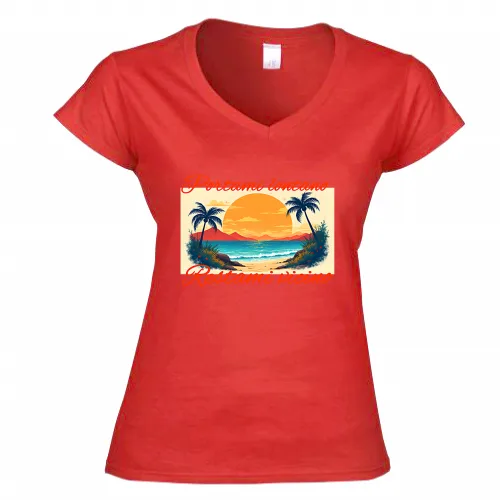 T-Shirt Donna Scollo V