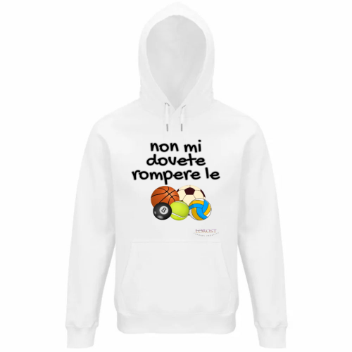 Felpa Organica Unisex Cappuccio