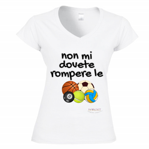 T-Shirt Donna Scollo V