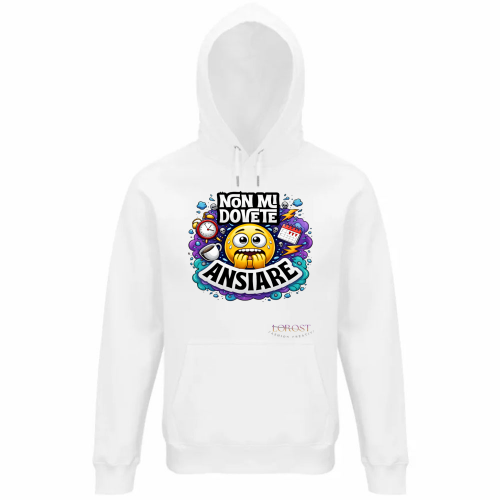 Felpa Organica Unisex Cappuccio