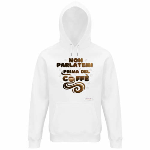 Felpa Organica Unisex Cappuccio