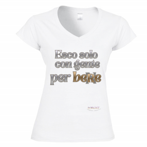 T-Shirt Donna Scollo V