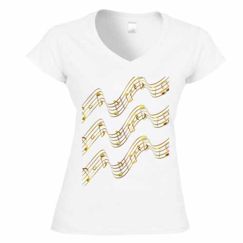 T-Shirt Donna Scollo V