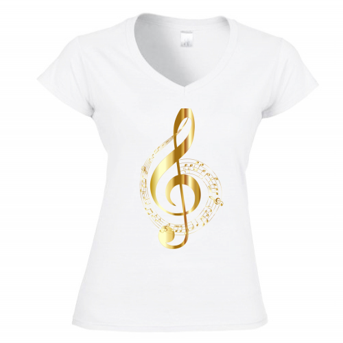 T-Shirt Donna Scollo V