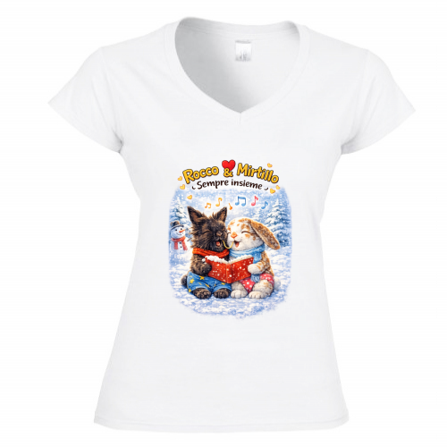 T-Shirt Donna Scollo V