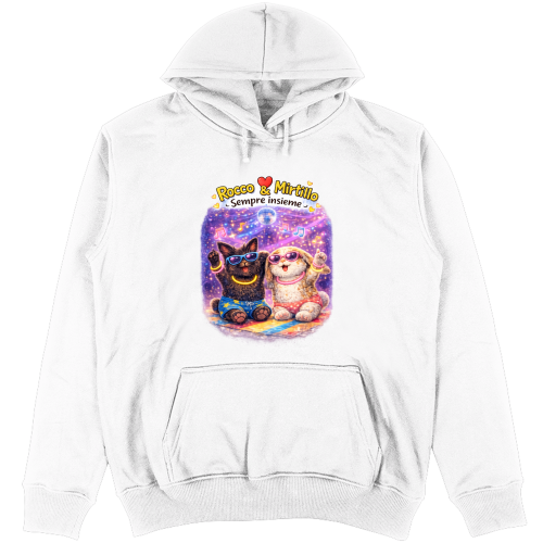 Felpa Unisex con Cappuccio