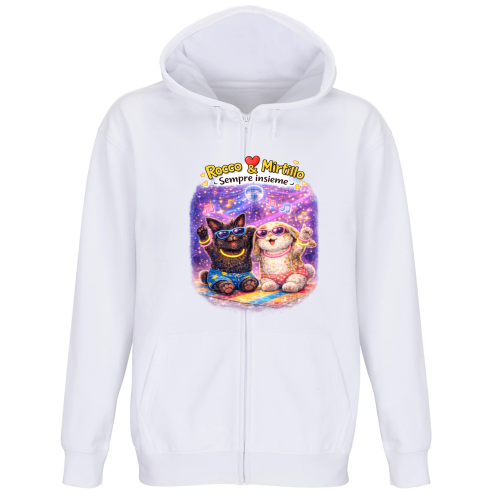 Felpa Premium Cappuccio Zip