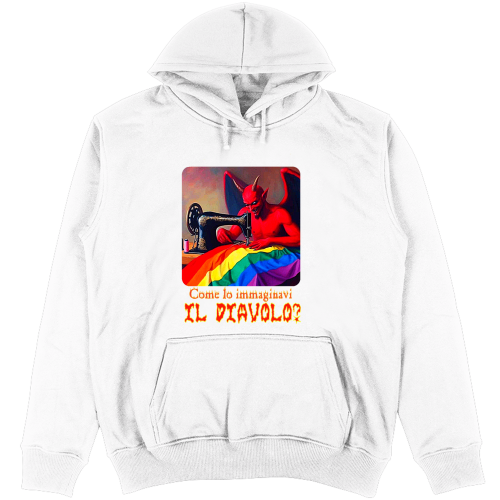 Felpa Unisex con Cappuccio