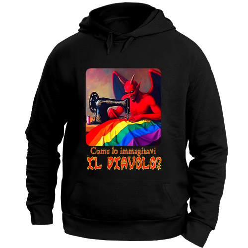 Felpa con Cappuccio Unisex Large