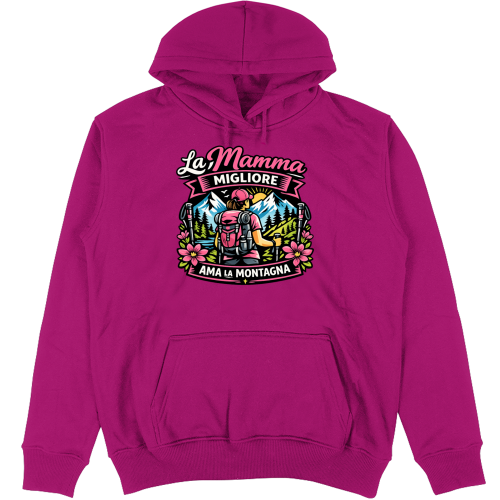 Felpa Unisex con Cappuccio