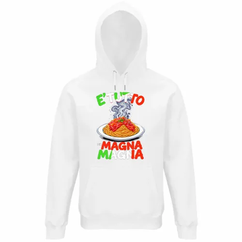 Felpa Organica Unisex Cappuccio