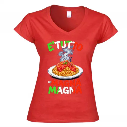 T-Shirt Donna Scollo V