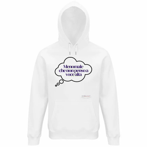 Felpa Organica Unisex Cappuccio