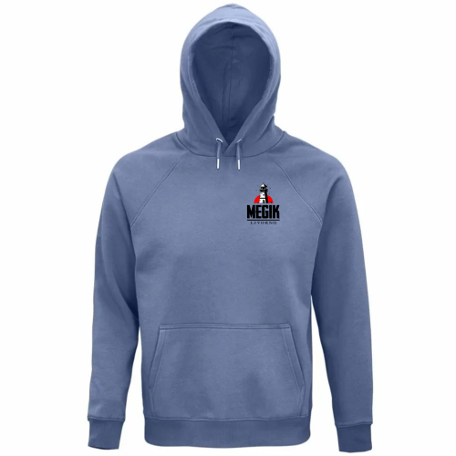 Felpa Organica Unisex Cappuccio