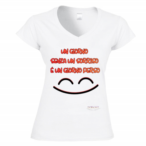 T-Shirt Donna Scollo V