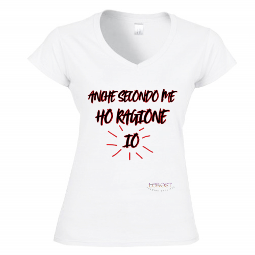 T-Shirt Donna Scollo V