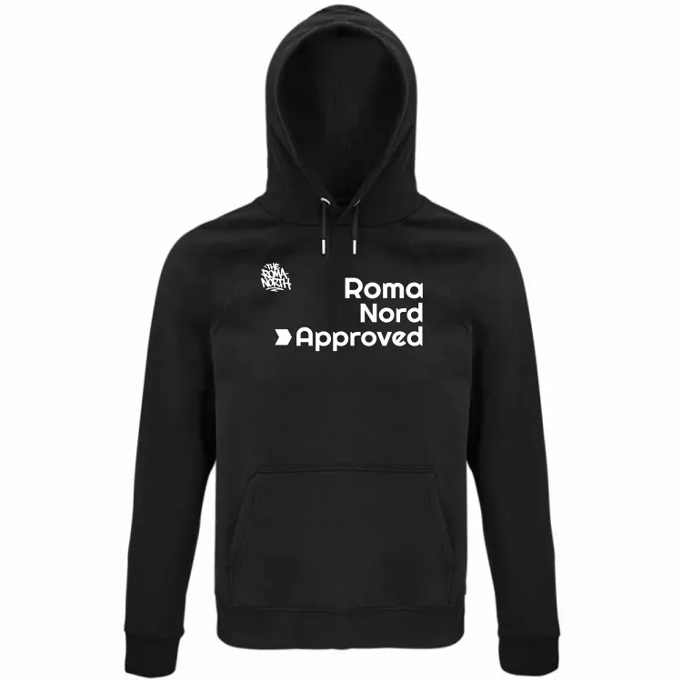 Felpa Organica Unisex Cappuccio - Black edition 26