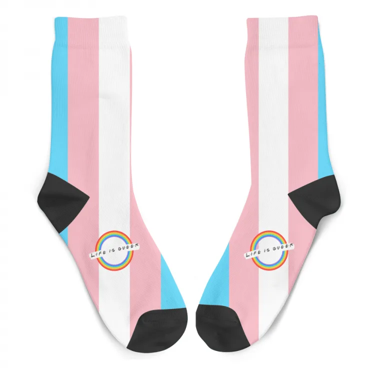 Calzini trans flag