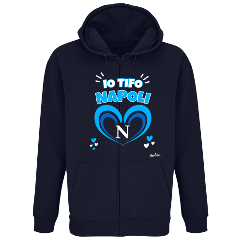 Felpa Premium Cappuccio Zip