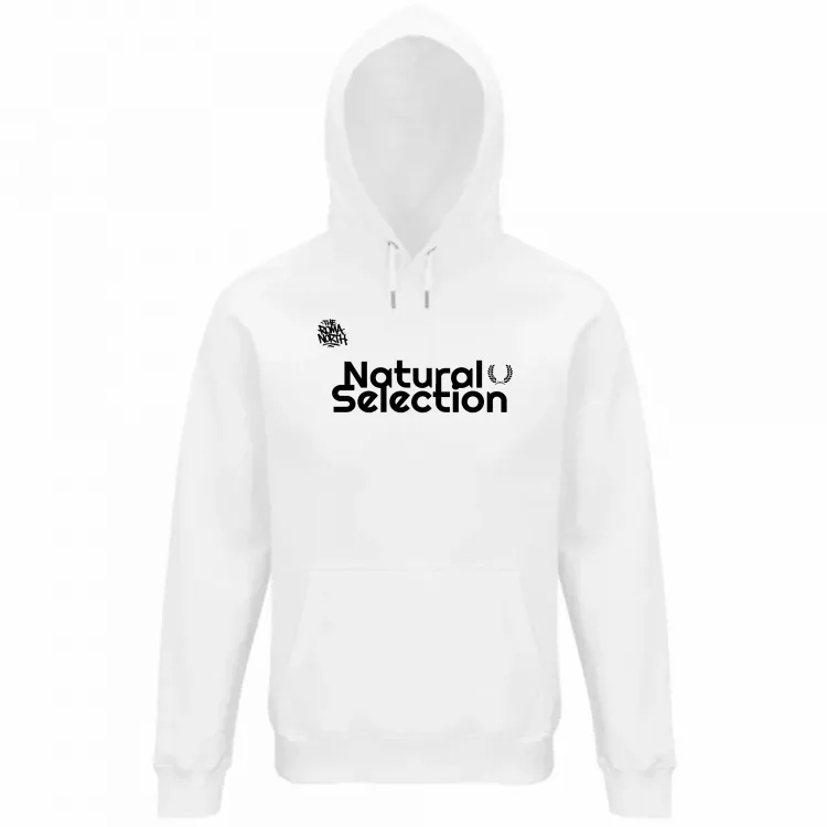 Felpa Organica Unisex Cappuccio- White edition 27
