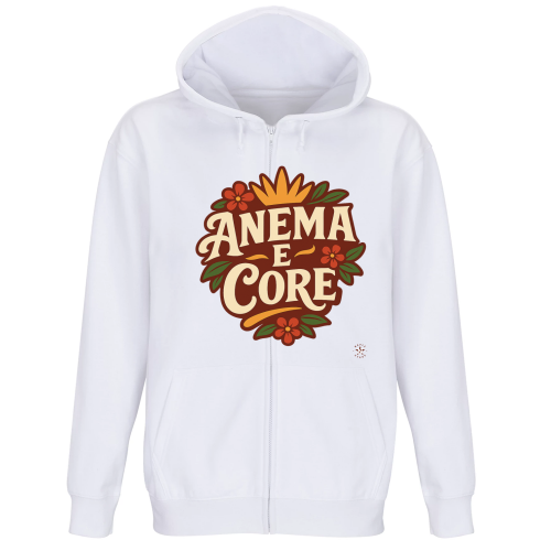 Felpa Premium Cappuccio Zip