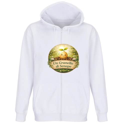 Felpa Premium Cappuccio Zip