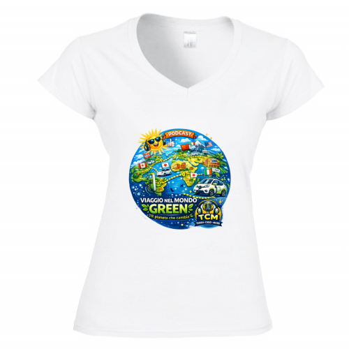 T-Shirt Donna Scollo V