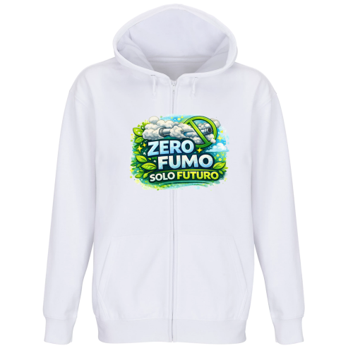 Felpa Premium Cappuccio Zip