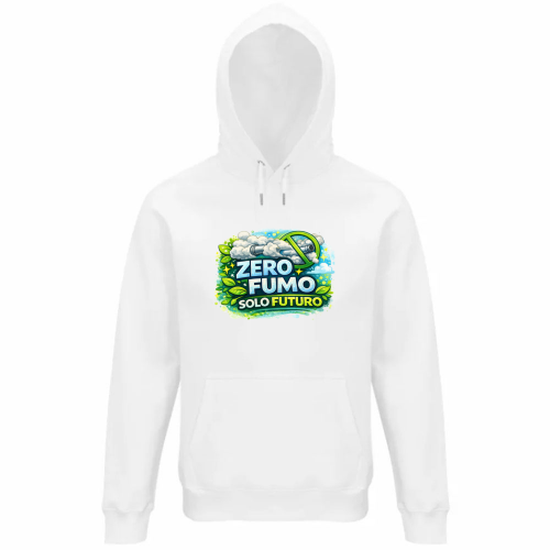 Felpa Organica Unisex Cappuccio