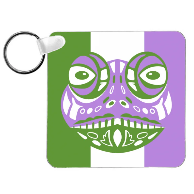 Portachiavi mascotte Genderqueer