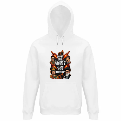 Felpa Organica Unisex Cappuccio