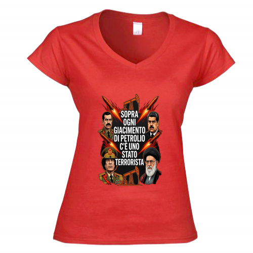T-Shirt Donna Scollo V