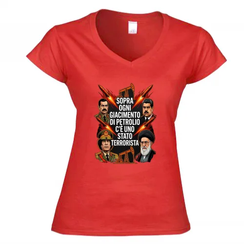 T-Shirt Donna Scollo V