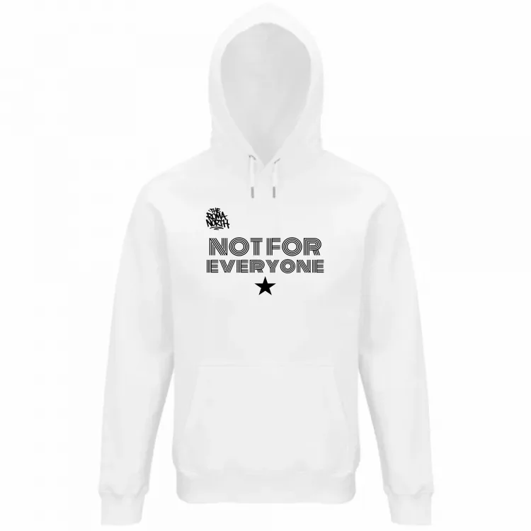 Felpa Organica Unisex Cappuccio- White edition 30