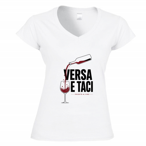 T-Shirt Donna Scollo V