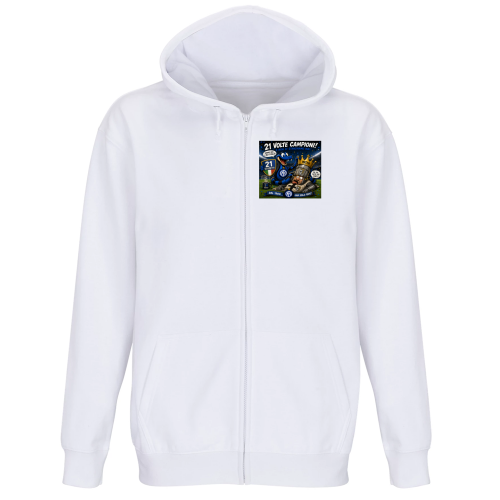 Felpa Premium Cappuccio Zip