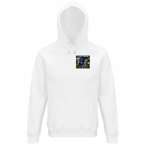 Felpa Organica Unisex Cappuccio