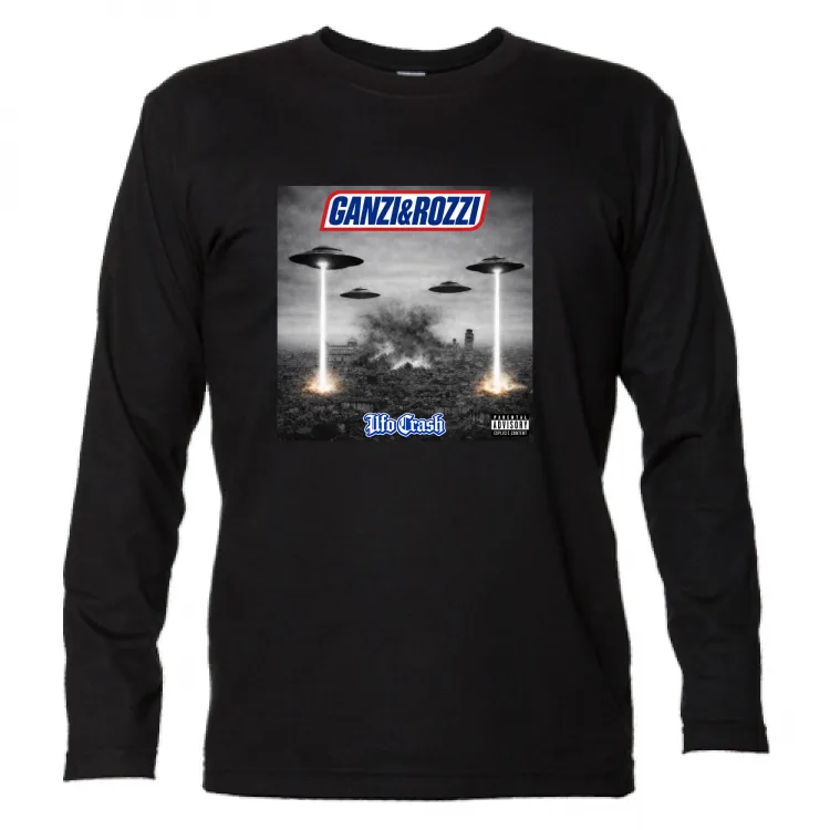 Ufo Crash Long Sleeve T Shirt Unisex