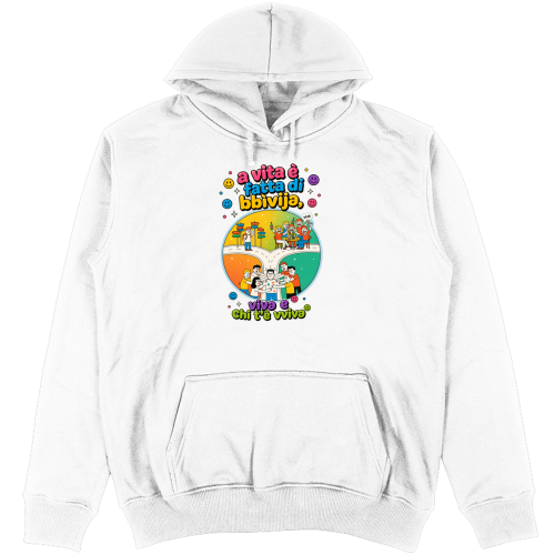 Felpa Unisex con Cappuccio