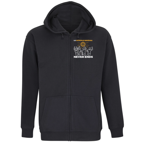 Felpa Premium Cappuccio Zip