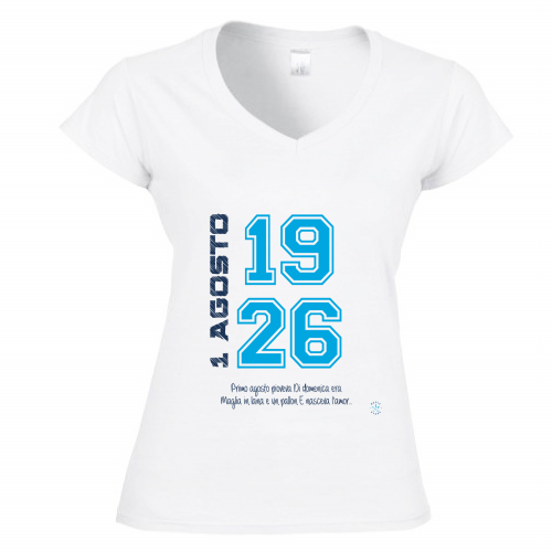 T-Shirt Donna Scollo V