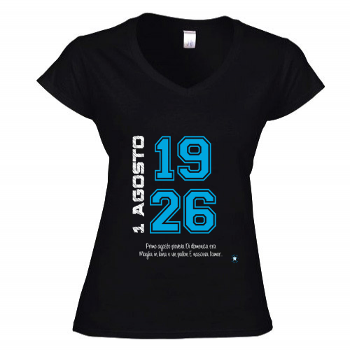 T-Shirt Donna Scollo V