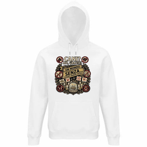 Felpa Organica Unisex Cappuccio