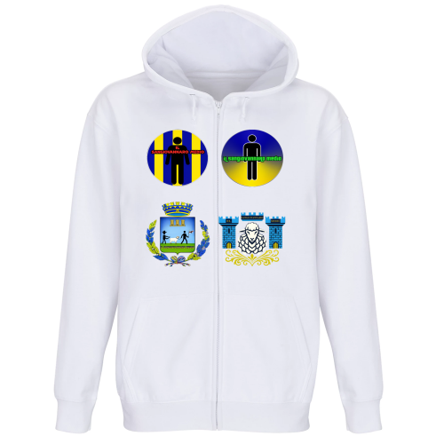 Felpa Premium Cappuccio Zip