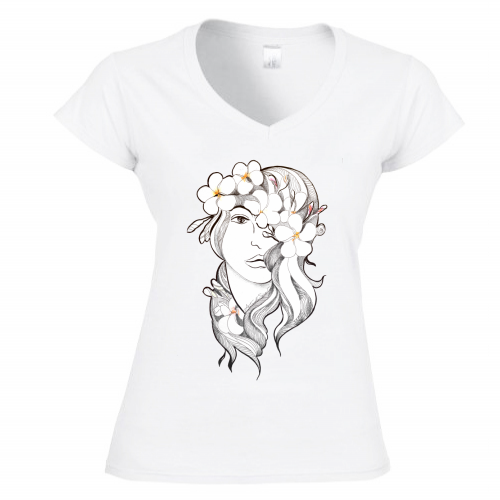 T-Shirt Donna Scollo V