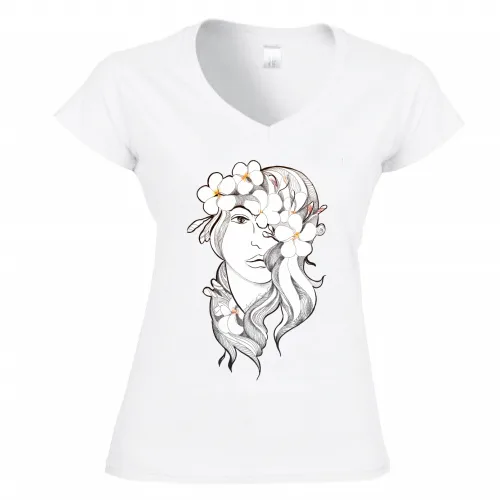 T-Shirt Donna Scollo V
